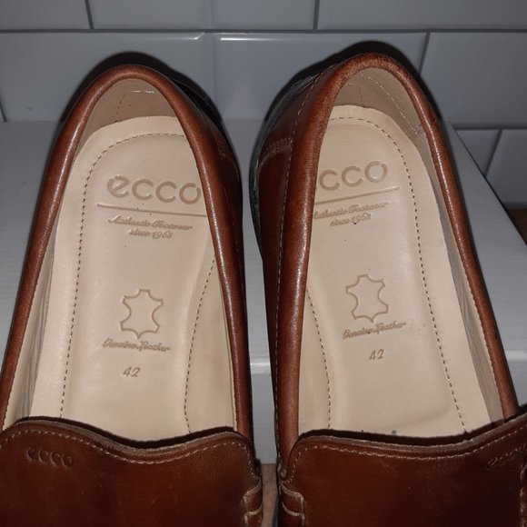 Ecco Slip-on Loafer Shoes - Brown Leather - Men\'s Size EU 42 (US 8-8.5) main image 5